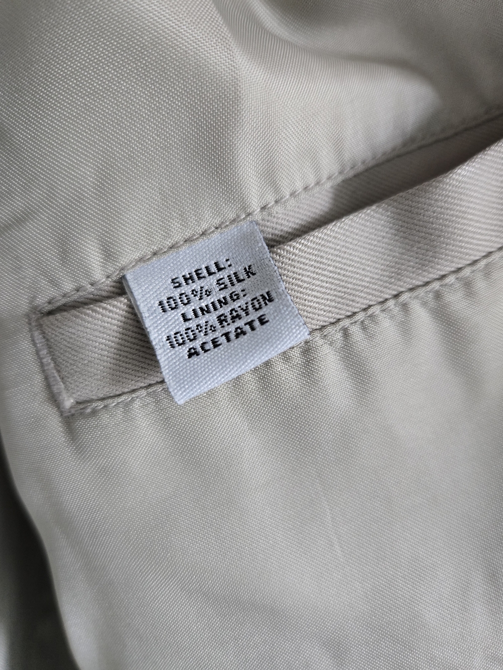 Bachrach Beige Single-Breasted Trench Coat - Picture 6 of 12